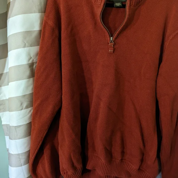 Eddie Bauer XXL Quarter Zip Sweater SUPER COZY - Picture 5 of 12
